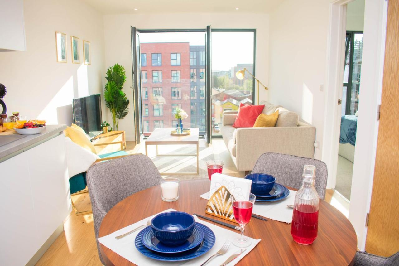Exoticstay Apartments - Ultra Luxe Top Floor Suite - City Centre Apartment With Cube View - Smart 4K Tv With Ultrafast Wifi & Netflix Birmingam Exterior foto